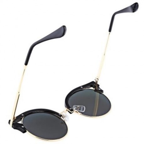 FASHION ROUND FRAME LENSES SUNGLASSES ANTI UV400 OUTDOOR ACCESSORIES (#5)