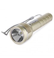 L - 538 MINI MP3 PLAYER 150 LUMENS LED FLASHLIGHT SPEAKER SUPPORT FM RADIO FUNCTION (SILVE