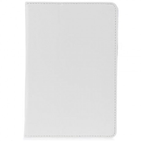 ULTRA SLIM LYCHEE LINES LEATHER UNIVERSAL TWO - FOLD PROTECTIVE SKIN FOR IPAD MINI 4 (WHIT