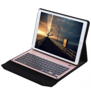 STYLISH DESIGN SLIM LEATHER BLUETOOTH KEYBOARD COVER WITH STAND FOR IPAD PRO (PINK)