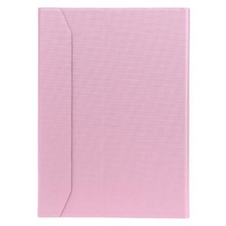 STYLISH DESIGN SLIM LEATHER BLUETOOTH KEYBOARD COVER WITH STAND FOR IPAD PRO (PINK)