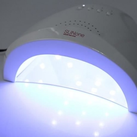 SUNONE LED UV WHITE LAMP MULTI-FUNCTION NAIL DRYER (WHITE)