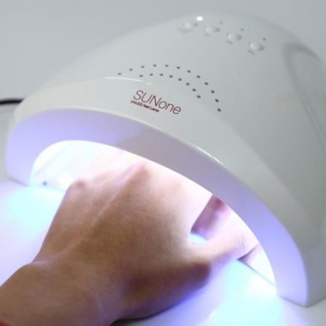 SUNONE LED UV WHITE LAMP MULTI-FUNCTION NAIL DRYER (WHITE)