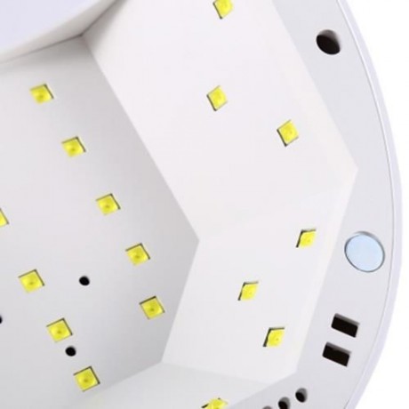SUNONE LED UV WHITE LAMP MULTI-FUNCTION NAIL DRYER (WHITE)