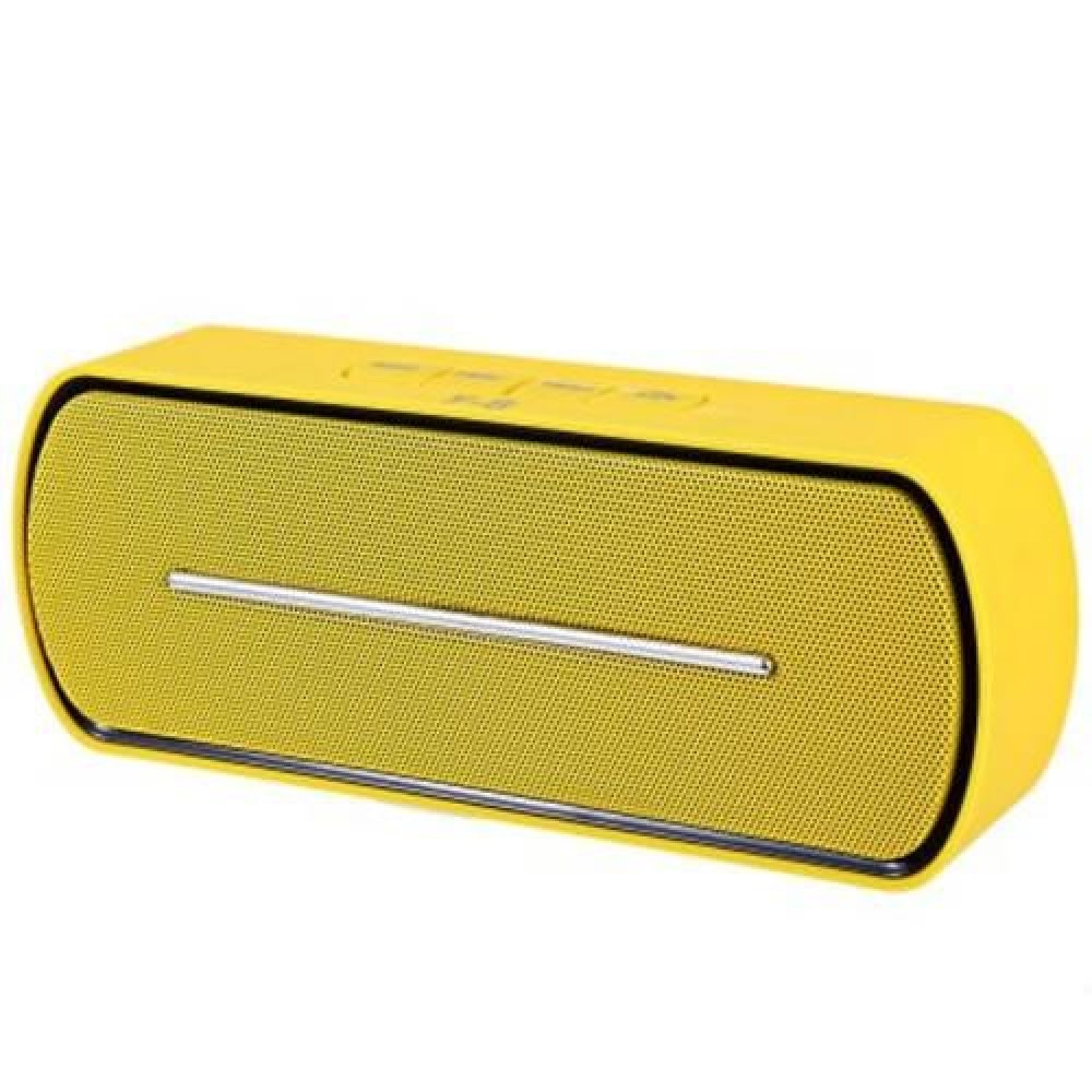 Y - 8 PORTABLE WIRELESS BLUETOOTH 2.1 SOUND SPEAKER VEHICULAR FM AUDIO MUSIC PLAYER (YELLO