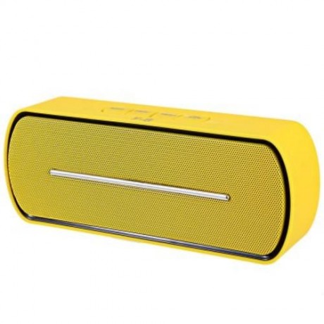 Y - 8 PORTABLE WIRELESS BLUETOOTH 2.1 SOUND SPEAKER VEHICULAR FM AUDIO MUSIC PLAYER (YELLO