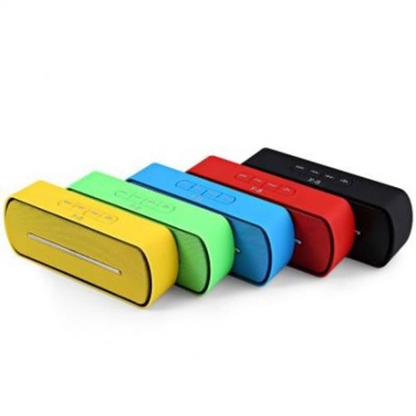 Y - 8 PORTABLE WIRELESS BLUETOOTH 2.1 SOUND SPEAKER VEHICULAR FM AUDIO MUSIC PLAYER (YELLO