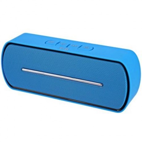 Y - 8 PORTABLE WIRELESS BLUETOOTH 2.1 SOUND SPEAKER VEHICULAR FM AUDIO MUSIC PLAYER (BLUE)