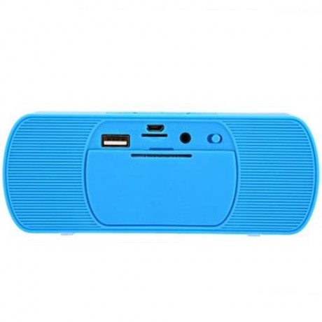 Y - 8 PORTABLE WIRELESS BLUETOOTH 2.1 SOUND SPEAKER VEHICULAR FM AUDIO MUSIC PLAYER (BLUE)