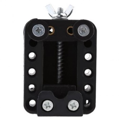 PLASTIC WATCH BACK COVER HOLDER UNCOVERING INSTRUMENT ADJUSTABLE OPENER REMOVER VISE (BLAC