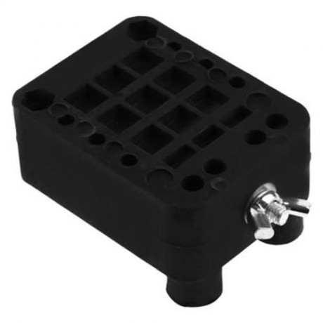 PLASTIC WATCH BACK COVER HOLDER UNCOVERING INSTRUMENT ADJUSTABLE OPENER REMOVER VISE (BLAC