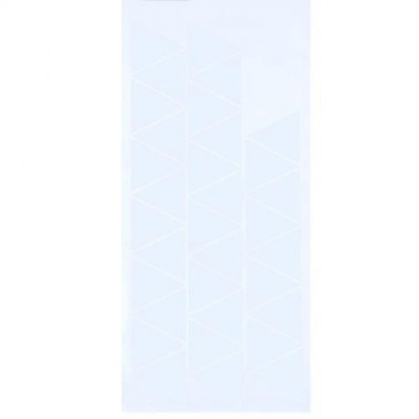 33PCS WALL STICKER TRIANGLE DESIGN HOME DECOR FOR CHILDREN ROOM (WHITE)