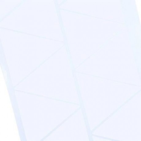 40PCS WALL STICKER TRIANGLE DESIGN HOME DECOR FOR CHILDREN ROOM (WHITE)