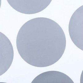 20PCS WALL STICKER DOTS DESIGN HOME DECOR FOR CHILDREN ROOM (GRAY)