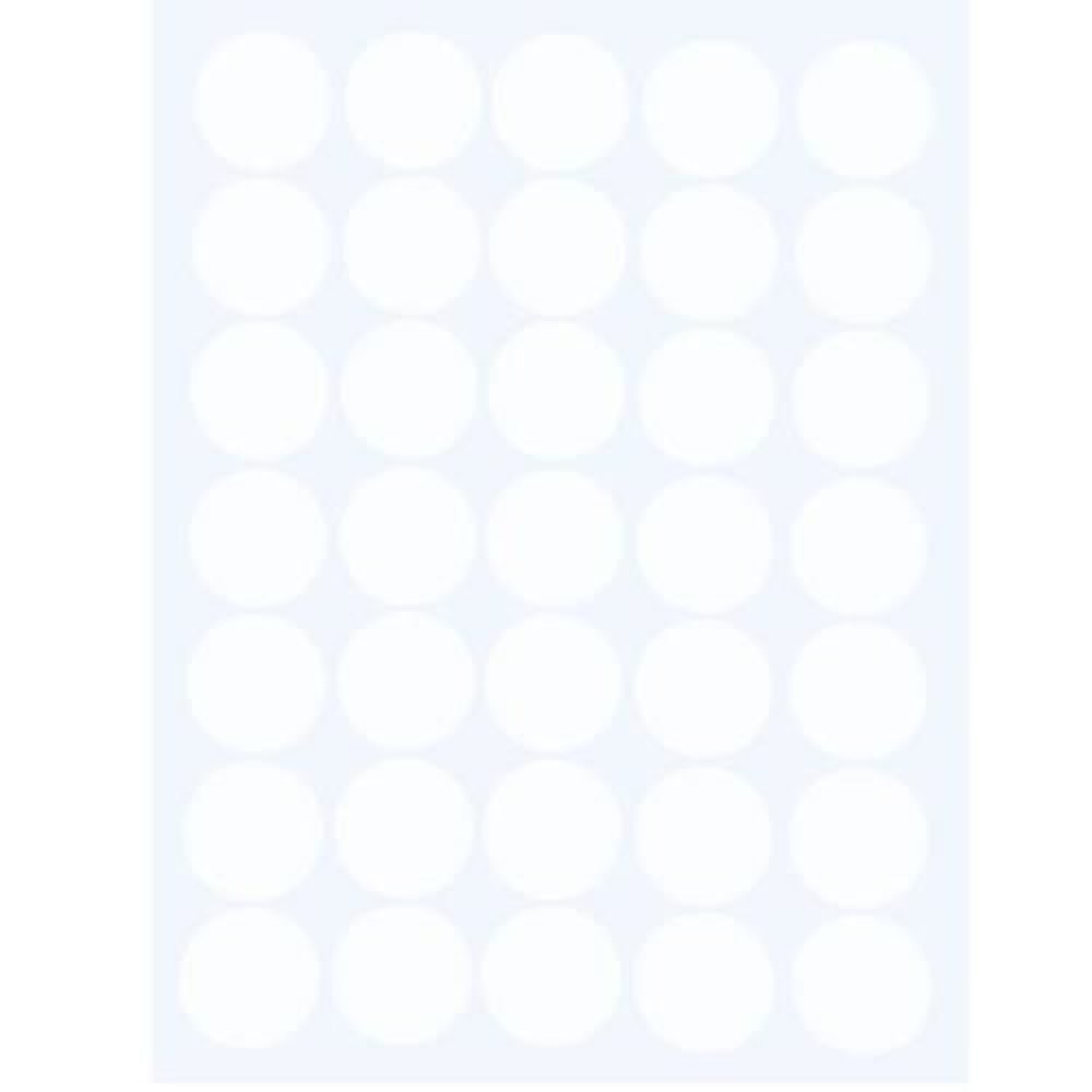35PCS WALL STICKER DOTS DESIGN HOME DECOR FOR CHILDREN ROOM (WHITE)