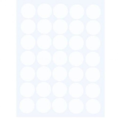 35PCS WALL STICKER DOTS DESIGN HOME DECOR FOR CHILDREN ROOM (WHITE)