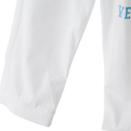 SHORT-SLEEVE T-SHIRT HOODIES UNISEX LETTER PRINT SOFT COTON SPORT SUIT FOR KIDS (WHITE)