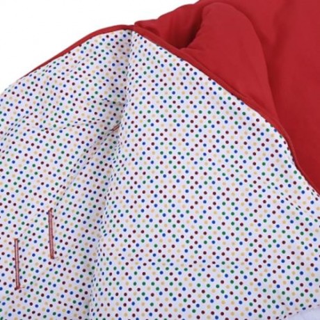 WARM WINTER SWEET CARTOON SHARK BABIES SLEEP BAG THICK INFANT BLANKET (RED)