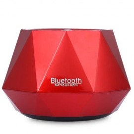 S - 609 MINI DIAMOND DESIGN WIRELESS BLUETOOTH 3.0   EDR STEREO SPEAKER WITH BUILT-IN MICR