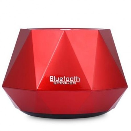 S - 609 MINI DIAMOND DESIGN WIRELESS BLUETOOTH 3.0   EDR STEREO SPEAKER WITH BUILT-IN MICR