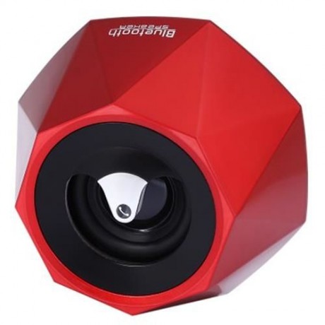 S - 609 MINI DIAMOND DESIGN WIRELESS BLUETOOTH 3.0   EDR STEREO SPEAKER WITH BUILT-IN MICR