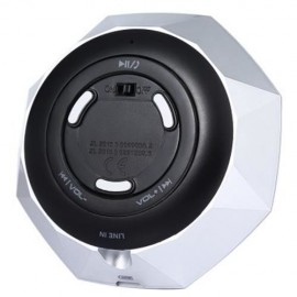S - 609 MINI DIAMOND DESIGN WIRELESS BLUETOOTH 3.0   EDR STEREO SPEAKER WITH BUILT-IN MICR