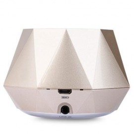 S - 609 MINI DIAMOND DESIGN WIRELESS BLUETOOTH 3.0   EDR STEREO SPEAKER WITH BUILT-IN MICR