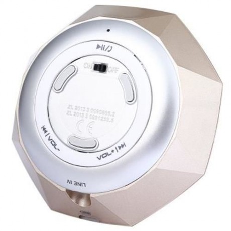 S - 609 MINI DIAMOND DESIGN WIRELESS BLUETOOTH 3.0   EDR STEREO SPEAKER WITH BUILT-IN MICR