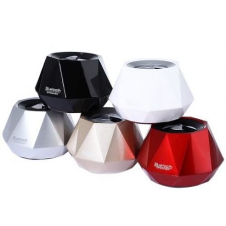 S - 609 MINI DIAMOND DESIGN WIRELESS BLUETOOTH 3.0   EDR STEREO SPEAKER WITH BUILT-IN MICR