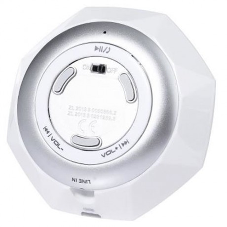 S - 609 MINI DIAMOND DESIGN WIRELESS BLUETOOTH 3.0   EDR STEREO SPEAKER WITH BUILT-IN MICR