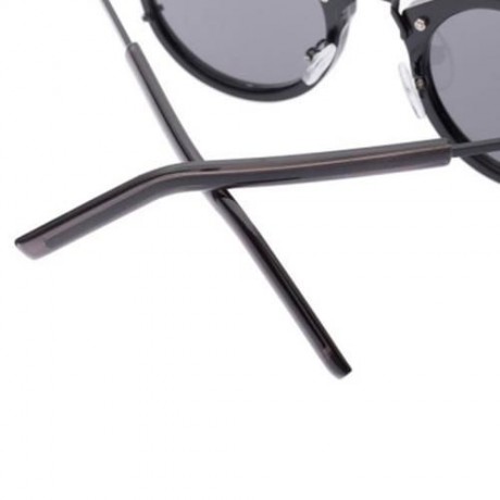 COLORED COATING OPTICAL EYEGLASSES INKJET UNISEX FLOG SUNGLASSES (DOUBLE BLACK)