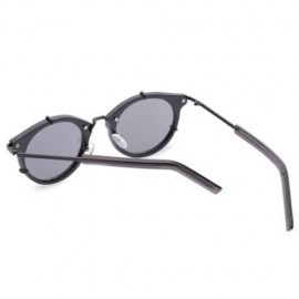 COLORED COATING OPTICAL EYEGLASSES INKJET UNISEX FLOG SUNGLASSES (DOUBLE BLACK)