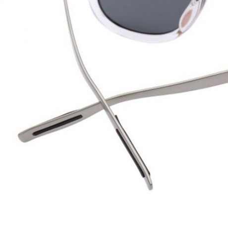 TEXTURED TRANSPARENT REFLECTIVE UV400 VINTAGE STYLE SOLID COLOR SUNGLASSES (LEOPARD GOLD C