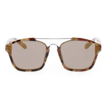 STYLISH COLORED COATING FASHION STREET SNAP HIPSTER METAL WOMEN SUNGLASSES (LUXURY GOLD CO