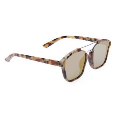 STYLISH COLORED COATING FASHION STREET SNAP HIPSTER METAL WOMEN SUNGLASSES (LUXURY GOLD CO