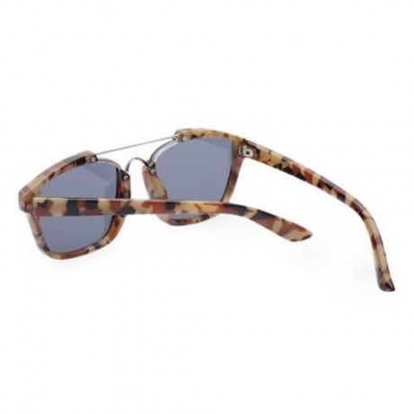 STYLISH COLORED COATING FASHION STREET SNAP HIPSTER METAL WOMEN SUNGLASSES (LUXURY GOLD CO
