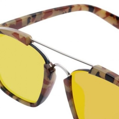 STYLISH COLORED COATING FASHION STREET SNAP HIPSTER METAL WOMEN SUNGLASSES (RED LENS)