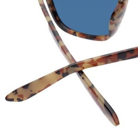 STYLISH COLORED COATING FASHION STREET SNAP HIPSTER METAL WOMEN SUNGLASSES (RED LENS)