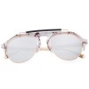 CHIC VINTAGE UNISEX SUNGLASSES ROUND FRAME COLORED COATING EYE WEAR (#3)