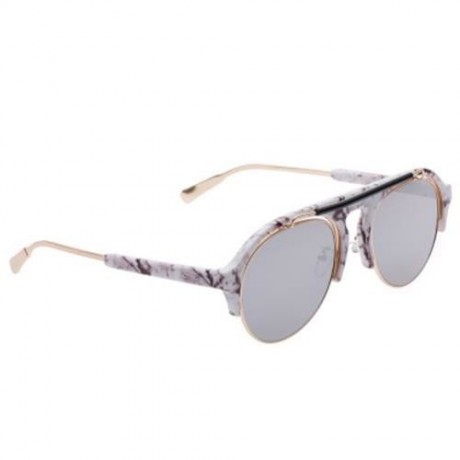 CHIC VINTAGE UNISEX SUNGLASSES ROUND FRAME COLORED COATING EYE WEAR (#3)