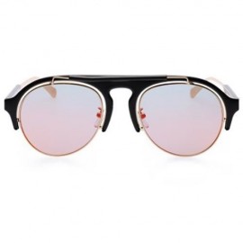 CHIC VINTAGE UNISEX SUNGLASSES ROUND FRAME COLORED COATING EYE WEAR (#2)