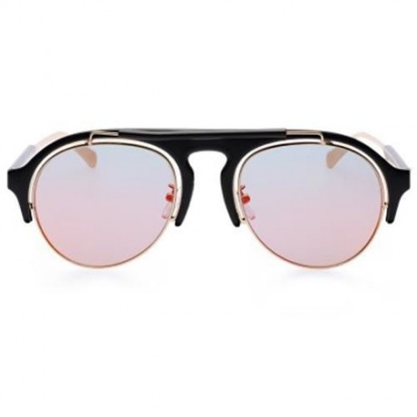 CHIC VINTAGE UNISEX SUNGLASSES ROUND FRAME COLORED COATING EYE WEAR (#2)