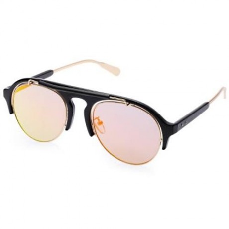 CHIC VINTAGE UNISEX SUNGLASSES ROUND FRAME COLORED COATING EYE WEAR (#2)