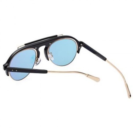 CHIC VINTAGE UNISEX SUNGLASSES ROUND FRAME COLORED COATING EYE WEAR (#2)