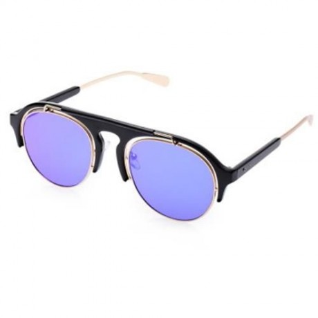CHIC VINTAGE UNISEX SUNGLASSES ROUND FRAME COLORED COATING EYE WEAR (#1)