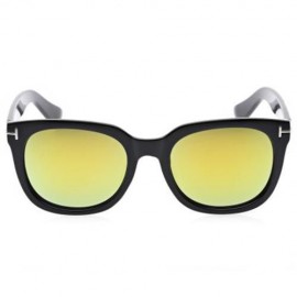 CLASSIC VINTAGE  GIRLS MIRRORED LENS LIGHT EYEGLASSES (BLACK GOLD)