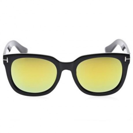 CLASSIC VINTAGE  GIRLS MIRRORED LENS LIGHT EYEGLASSES (BLACK GOLD)