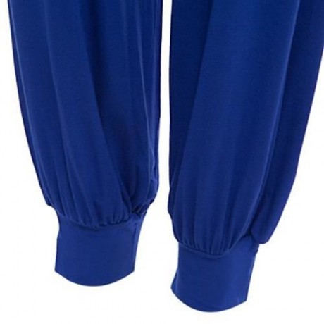 STYLISH ELASTIC WAIST CAUSAL BAGGY YOGA PANTS TROUSERS BLOOMERS FOR LADIES (SAPPHIRE BLUE)