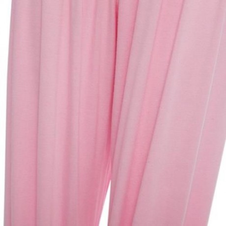 STYLISH ELASTIC WAIST CAUSAL BAGGY YOGA PANTS TROUSERS BLOOMERS FOR LADIES (PINK)