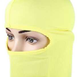 UNISEX OUTDOOR FULL FACE HELMET PROTECTION SKI NECK CYCLING MOTORCYCLE MASK HEADWEAR (YELL